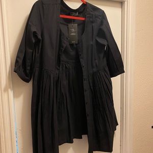 Linen babydoll dress